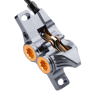 青蛙刹车FV4四活塞横立缸 适合轻蜂速降喜德盛山地车改装油压碟刹