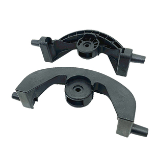 儿童三四轮子滑板车配件转方向器塑料块连接件底盘零车架合一支架