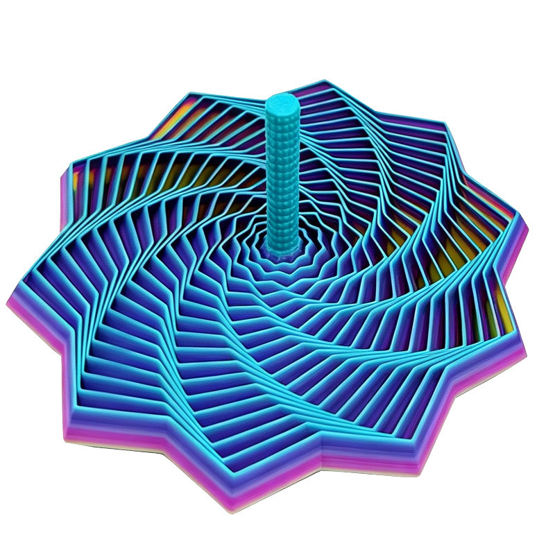 3D打印解压伞儿童益智玩具