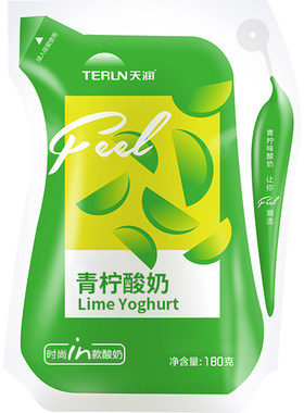 天润新疆低温浓缩酸牛奶青柠风味