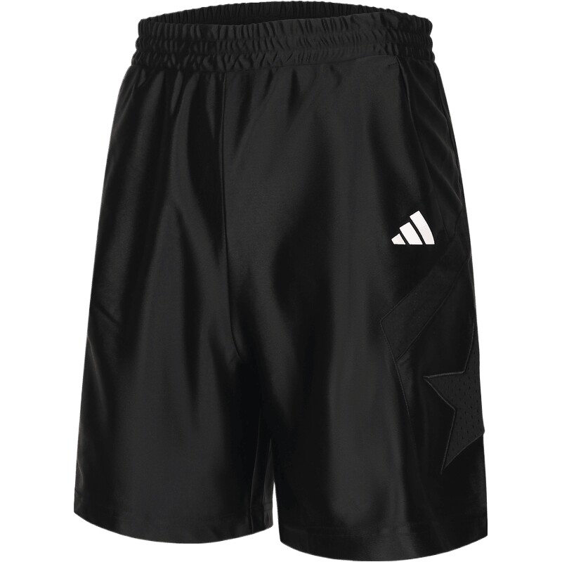 adidas阿迪达斯儿童绿茵新潮系列复古足球风抗菌运动短裤KG7835