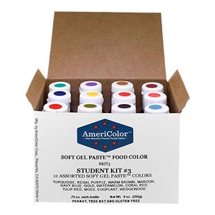 ac色素烘焙食用美国烘培Americolor进口翻糖蛋糕奶油可食用玫红色