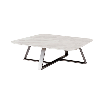 【十年质保】天然大理石轻奢茶几