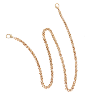 麻花链包包链条单买斜挎金属铁链灯笼链细肩带包带子单买可拆卸