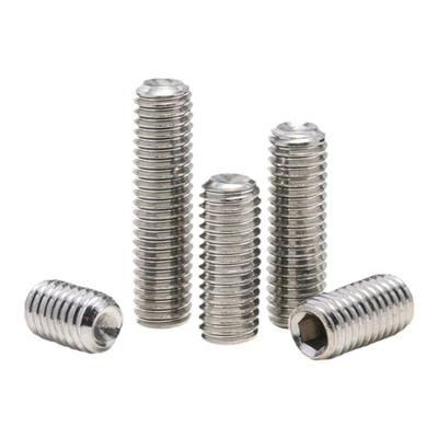 不锈钢304内六角凹端紧定螺丝钉