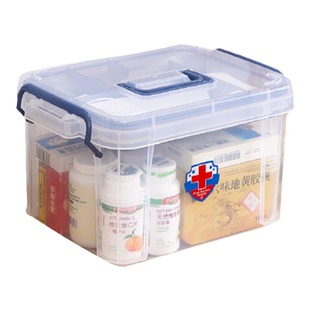 家庭装医药箱家用小型急救箱药物品医护疗用可爱收纳箱盒子大容量