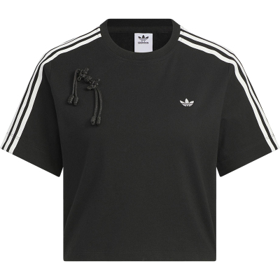 Adidas/阿迪达斯官方正品三叶草女士短款运动透气圆领短袖KB6398
