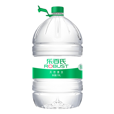 乐百氏天然泉水19/15L*2桶包邮家庭大瓶桶装泡茶饮用水非矿泉水