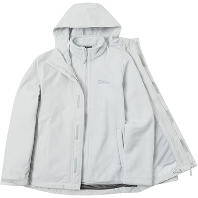 Jack wolfskin/狼爪正品户外男士三合一冲锋衣5012776-6709