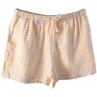 日系可爱睡裤短裤女夏季薄款纯棉宽松双层纱布全棉居家棉纱家居裤