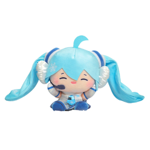 灵动创想Miku初音未来乐不可支毛绒玩具2025雪fufu抱枕玩偶公仔