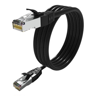 超六类七类8芯cat6a双屏蔽跳线高速网线宽带线纯铜电脑网络线万兆