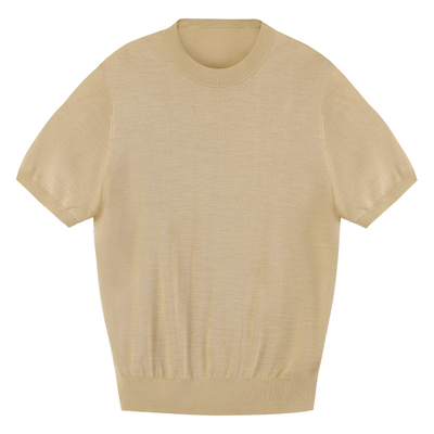 Acmecultum100%柞蚕丝短袖t恤