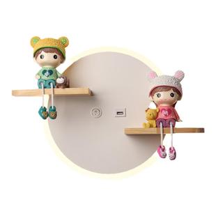 儿童房间床头灯男女孩卧室装饰墙楼梯过道现代简约客厅背景墙灯具