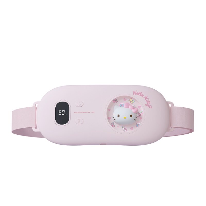 暖宫腰带按摩仪冬天穿戴式暖宝宝hellokitty热水袋肚子女生日礼物