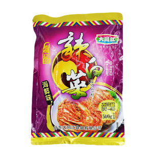 海鲜辣白菜韩国泡菜正宗大同江韩式手工腌制整颗辣白菜朝鲜族泡菜