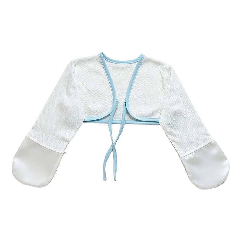 宝宝真丝防抓衣服纯棉加桑蚕丝