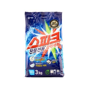 韩国进口爱敬斯帕克冷水洗衣粉小苏打强力去污除螨易溶解去渍家用