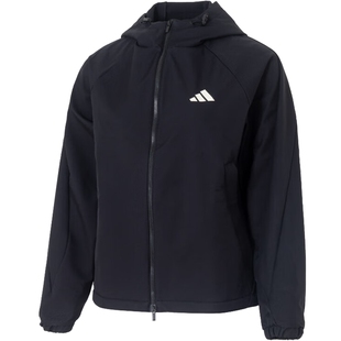 adidas阿迪达斯MODERN SPORTS冬季女运动休闲连帽夹克外套KC0054