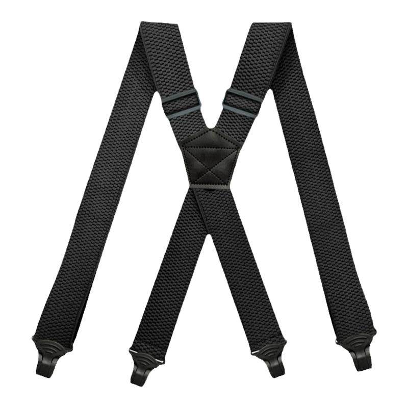 男士背带夹户外背带滑雪吊裤带机车运动肩带玉米纹肩带裤子防掉带