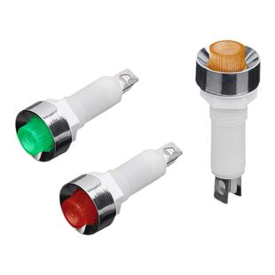 泰明电源工作小型信号灯NHC DC12V DC24V AC220V指示灯安装孔10mm