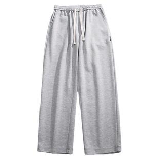 From Mars 空无一物 潮牌流行纯色男女宽松百搭运动休闲直筒长裤