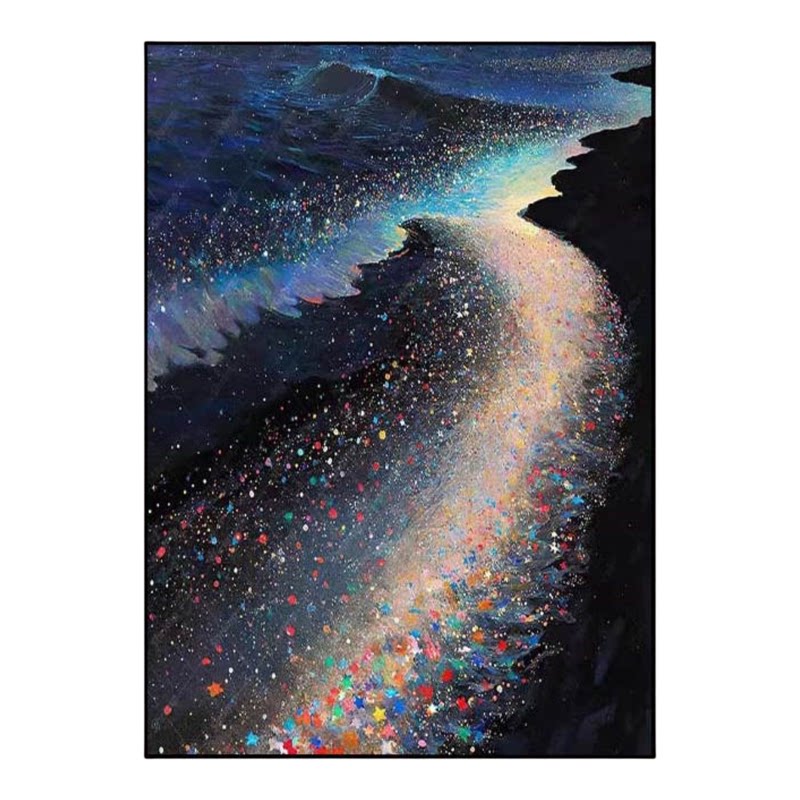 《银河》现代简约玄关装饰画