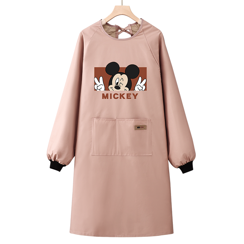 围裙长袖防水防油春季罩衣女新款厨房家用做饭工作服餐饮专用男士