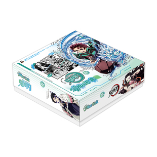 鬼灭之刃周边礼盒吧唧盲盒徽章小卡镭射票书签周边福袋生日礼物