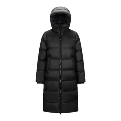 森马90绒子防泼水开叉长羽绒服女