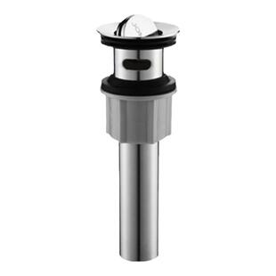 九牧卫浴不锈钢防臭翻板式洗脸盆下水器面盆下水器带溢水口排水