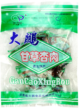 鹏甘草杏肉228g袋装独立小包