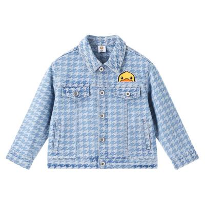 bduck小黄鸭童装男童牛仔外套潮