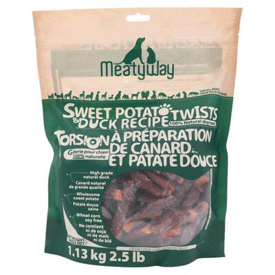 爵宴狗零食鸭肉干卷红薯