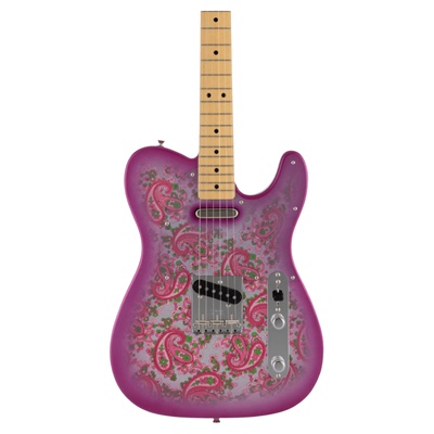 Fender 纷达 限定版粉色佩斯利 Telecaster 电吉他