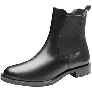 ECCO爱步靴子女 秋冬真皮切尔西靴复古英伦短靴烟筒靴 型塑266503