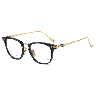 克罗款景甜/刘涛同款眼镜框纯钛加板材可配度数近视眼镜感光变色