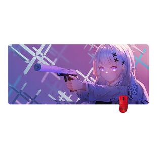 印花集鼠标垫超大二次元电脑桌垫办公加厚电竞游戏键盘滑鼠垫子