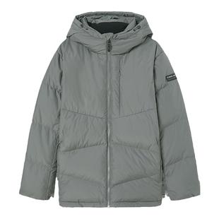 探路者羽绒服男冬季户外防风加厚保暖鸭绒连帽短款外套女登山服男