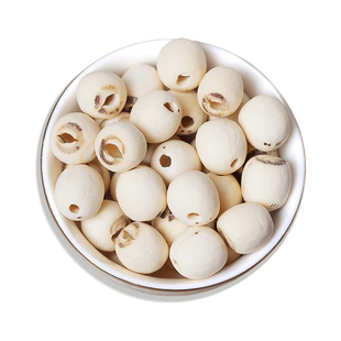 湘潭干货500g去芯湘莲白莲子无芯莲莲子干莲子磨皮带芯百合新鲜