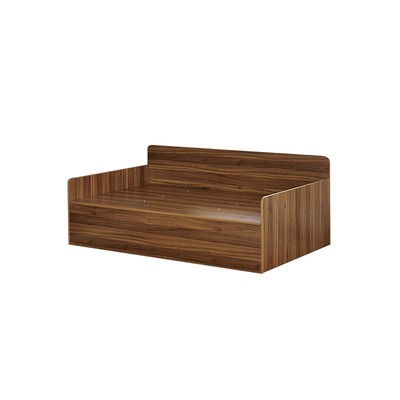 简约风12米单人便宜高箱储物床