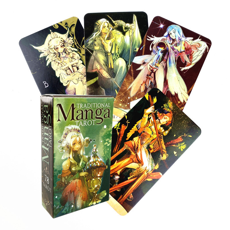 传统漫画塔罗牌traditional Manga Tarot 占卜桌游卡牌