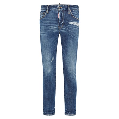DSQUARED2/D2次方 秋冬系列 男士休闲修身牛仔裤Skater