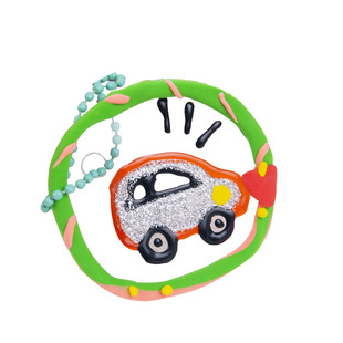 DIY免烤胶画笔材料包透明粘土3D玻璃活动颜料立体套装幼儿童2021