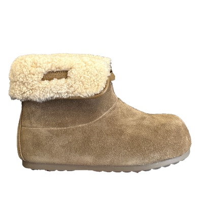 磨砂皮两穿羊羔毛加绒女雪地靴