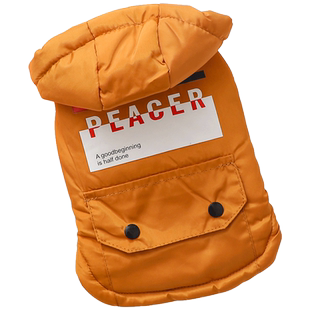 小体灰泰迪衣服秋冬装约克夏博美马尔济斯狗狗连帽棉服宠物两脚衣