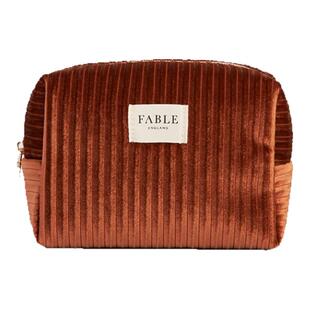 Fable美拉德棕灯芯绒化妆包日常杂物收纳小物件整理原创设计