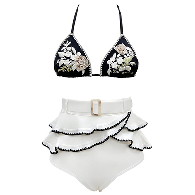 visualmood复古比基尼套装女