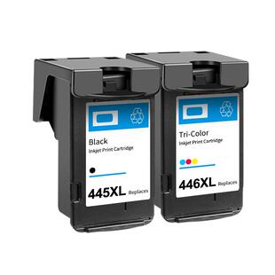 凯普勒适用佳能445墨盒可加墨446黑彩MG2540 MG2440 MG3040 2940 IP2840 TS3140 TS3440 打印机连供墨水盒