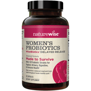 Naturewise女性益生菌护理口服胶囊蔓越莓益生菌妇科乳杆菌临期